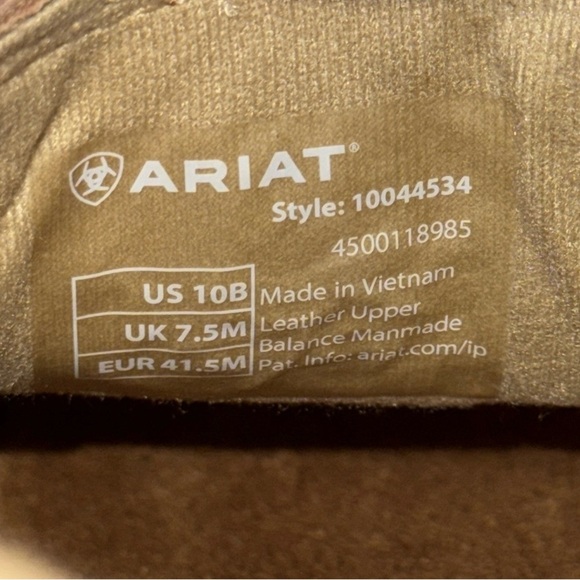 Ariat Copper Blanket Embossed Cruiser Shoes - Picture 7 of 8